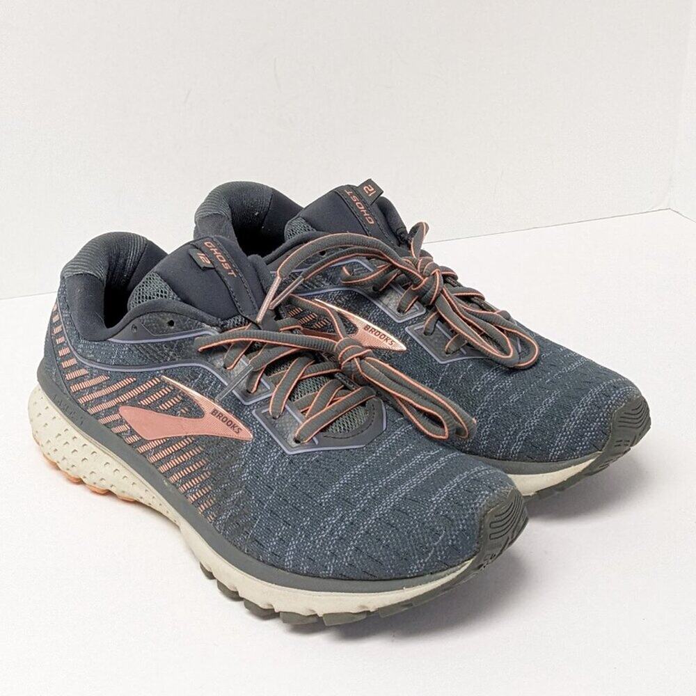 Brooks Ghost 12 Running Shoes, Grey, Women's 10 M